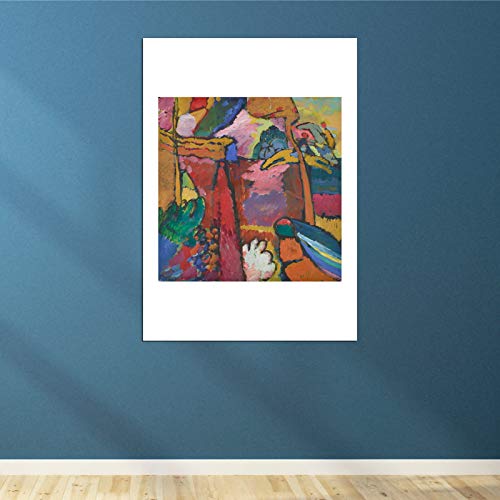 Tableau Kandinsky Study for Improvisation V encadré impression d'art mat de prestige grand format