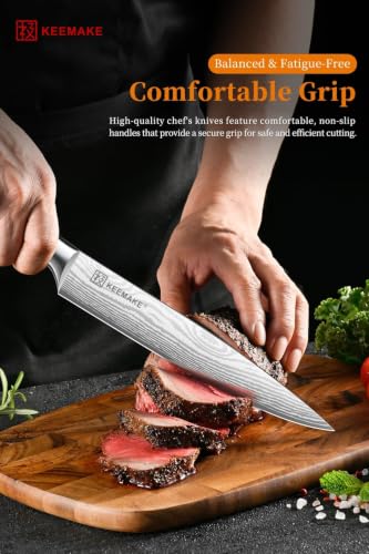 Image of 8 Inch Carving Knife for Meat, 15 Razor Sharp Edge Brisket Slicing Knife