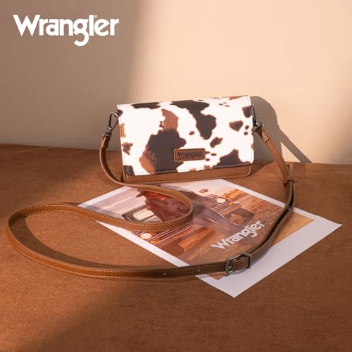 Wrangler Flap Crossbody Purse Small Shoulder Bags for Women Clutch with Adjustable Straps3
