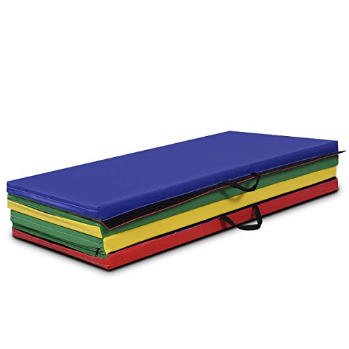 Veenshop Folding Panel Gymnastics Mat Multi-Color 4' X 8' X 2" 4 #TOP4