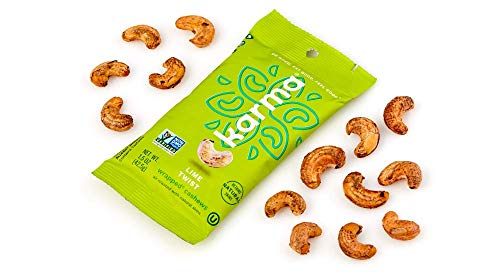 Karma Nuts Lime Twist Cashews | 12, 1.5 Ounce Snack Packs | Whole, Roasted, Wrapped, Keto Friendly, Vegan, Non Gmo, Gluten Free, No Added Sugar, Low Net Carb, Natural, Healthy, Everyday Snack - image 3