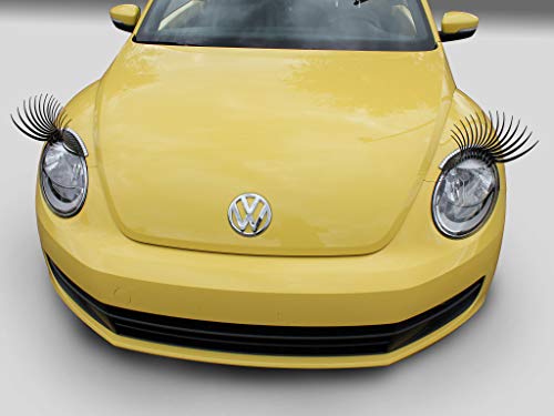 Carlashes For Beetle (2012-Present) - Classic Black 3D Car Eyelashes #TOP2