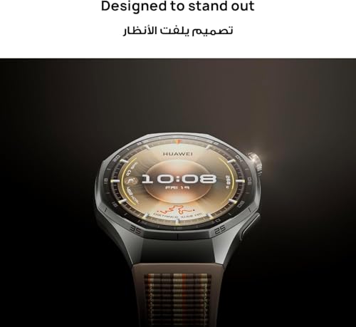 Image of Huawei Watch GT 6 Pro Smart Watch, 46mm, Upto 21 Days Battery Life, Smart Watches with 100+ Sports Mode, Cycling, iOS & Android Compatible, Health Monitoring (Brown)