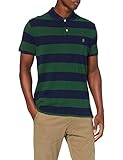 camisas polos para hombre IZOD camisa hombre Izod 2 Color Stripe Pique PP Polo Camisa, Pastos más Verdes, S-M para Hombre