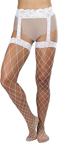 Image of ToBeInStyle Women's Attached Garter Belt Suspender Nylon Stocking Pantyhose
