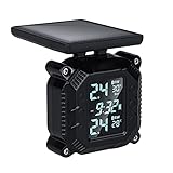 El detector de presión de neumáticos inalámbrico tiene una pantalla LCD de datos en tiempo real, brillante y clara, fácil de ver.