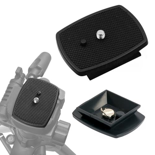 Gnalia Stativ Adapter Schnellwechselplatte Schwarz