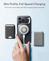 ESR Classic Hybrid für iPhone 18 Pro Max /17 Pro Max Hülle mit Flex-Ständer | Kamera-Ständer, Kompatibel mit MagSafe, 4X Militärschutz, Magnetische Hülle, Kratzfest, Anti-Fingerprint, Klares Schwarz – Ansicht 7