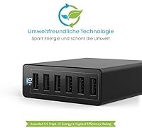 Anker 60W 6-Port USB Ladegerät, iPad Ladegerät – Ansicht 6