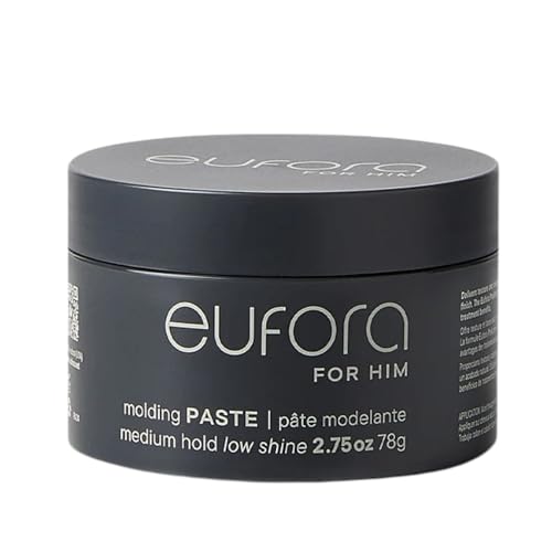 Eufora Styling Molding Paste for Men, Medium Hold, 2.75 Oz