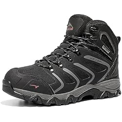 NORTIV 8 Men's Ankle High Waterproof Hiking Boots | Outdoor Lightweight Hiking Boots for Camping, Trekking and Mountaineering Armadillo