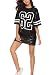 Vestidos Mujer Camiseta Vestido Casual Lentejuelas Verano Vestido Manga Corta Club Mini...