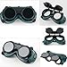 UCCKEYI 2PCS Flip Up Oxy Cutting Welding Safety Glasses Solder Welder Goggles Eye Protection