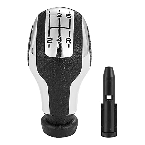 HIULLEN 5-speed gear knob manual compatible with Peugeot 106 107 205 206 207 301 306 307 308 406 407 408 508 605 806 807 2008 3008 50008 8 Citro. en C2 C3 C4 C5 Picasso Saxo Xsara Elysee Cover