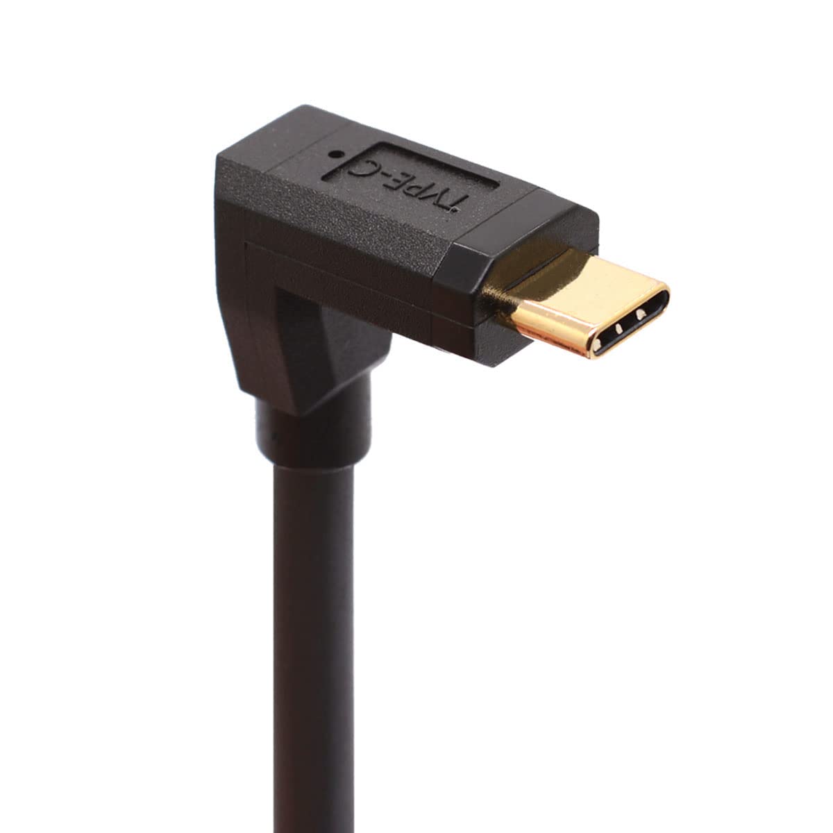 Cavo USB tipo C a molla da USB C a USB C, angolo di 90 gradi USB C spirale USB 3.1 tipo C cavo adattatore cavo compatibile con PC Pad PC PC PC tablet