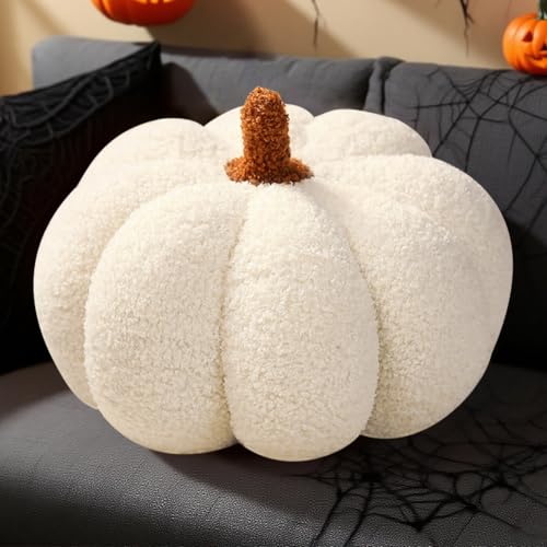 CEWROM Cojín Decorativo 3D de Calabaza para Halloween - Cojín de