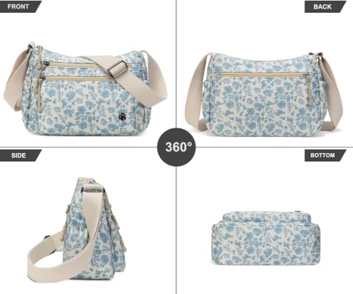 Image of Pealwel Casual Crossbody Bag with Anti Theft Pocket - Women Lightweight Water-Resistant Purse Bag