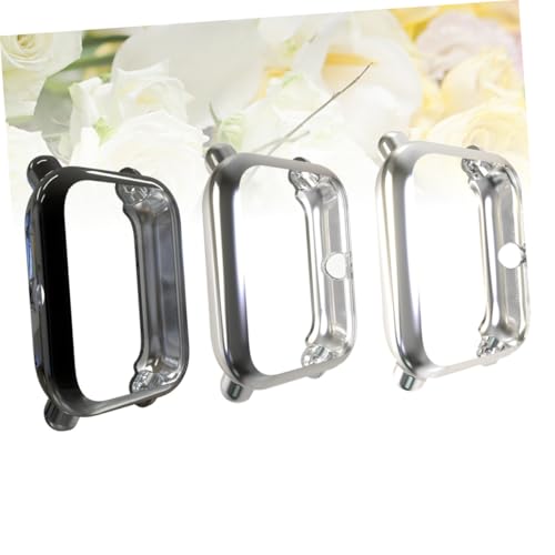 Funda de TPU Huawei Smartwatch VILLCASE con bordes plateados refinados 3