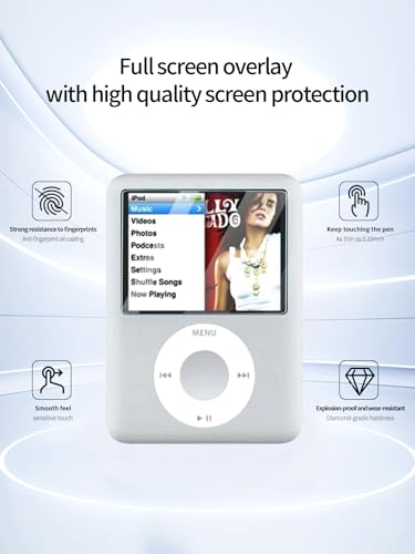 UYRUREL iPod Nano 3rd Screen Protector 2 Pack - Image 3