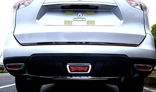 Miniatura 4 de ITrims Para Nissan Rogue X-Trail 2014-2016 ABS cromo exterior Trim trasero antiniebla y marcador de freno trasero luz cubierta de la lámpara moldura