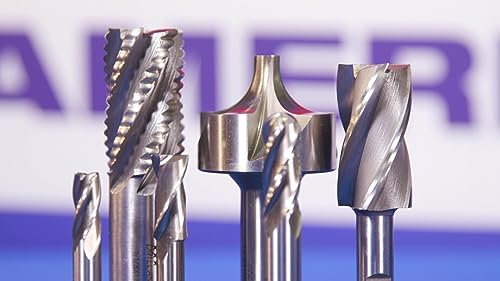 Image of Drill America 3 /16 inch X 3 /8 inch High Speed Steel 4 Flute Single End End Mill, BRC Series
