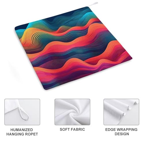 Lot de 4 serviettes à main microfibre douces pour décoration de douche - 5