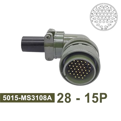 Conectores militares MS3102A socket MS3106A enchufe MS3108A 28-15 MIL-C 5015 2