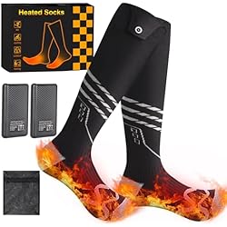 Bateria Electrica Recargable Calcetines calefactables, 4500 mAh, batería eléctrica recargable, calcetines calefactables para mujer y hombre, calcetines térmicos para invierno, deportes al aire libre, esquí, patinaje, pesca,