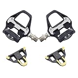 pedales ultegra o dura ace 100% nuevo xinlinlin Ultegra PD-R8000 Pedales Pedales sin Clip sin Bicicleta con SPD-SL R8000 Pedal de Tacos Sm-sh11 Pedales de Bicicleta de Carretera de Caja (Color : Black)