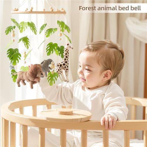 Mobile pour bébé idéal cadeau de naissance avec figurines d'animaux de lit - 5
