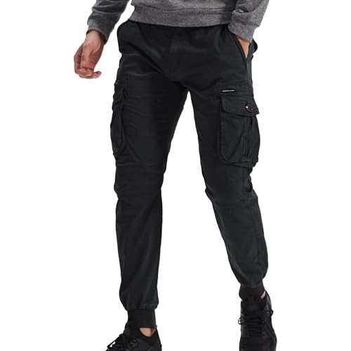 Men's Hiking Lightweight Cargo Pants Cargo Outdoor Multi Pocktets Trousers Relaxed Fit Work Men Legged Pants