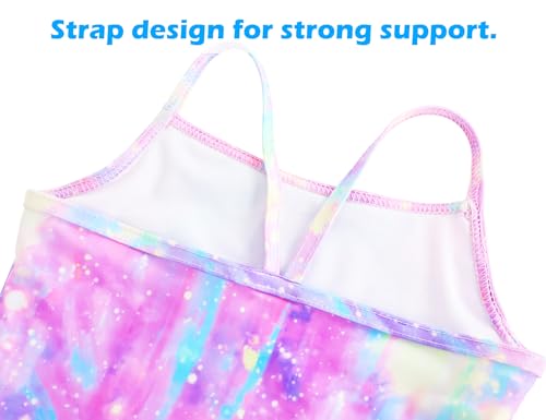 Image of Snowheart Girls Swimsuit One-Piece Bathing Suits Multicolor Kids Sport Summer Beach Swimwear for 2-12 Years Old