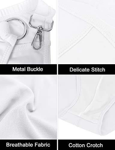 Panegy Men's Sexy Thong Swimwear Bikini Briefs Padded Swim Briefs Metal Hook & Ring Swimsuit3