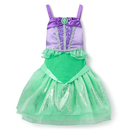 Disney Store Official Princess Ariel Halloween Costume for Kids - Disney Princess Dresses for Girls - Dress up Clothes for Pretend Play - The Little Mermaid Costume - Size 4