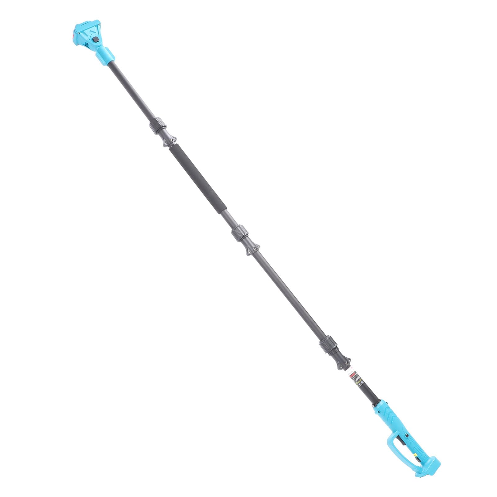 Fockety Pértiga de Extensión para Podadora Eléctrica, 4 Secciones, para Ramas Altas con Alcance de hasta 2 M, Compatible con Motosierras y Tijeras de Podar Eléctricas