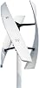 10000W 220V Vertical Wind Turbine Generator, 3 Phase with 3 Blades Home Use Small Vertical Wind Turbine Generator Efficient And Noiseless (White),12v