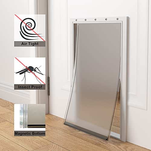 MIAOTONG Large Dog Door Replacement Flaps with Screws, Dog Door Flap Compatible with PetSafe Freedom Doggie Doors PAC11-11039,10 1/8" X 16 7/8", Flexible, Durable and Easy to Install by MIAOTONG - Image 4