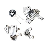 4PCS Engine Motor Mount and Transmission Mount Set Compatible with 2014-2022 Jeep Cherokee 3.2L Replace 68192832AB 68192832AC 68353710AB