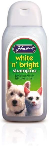 white and bright dog shampoo