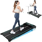 Laufband | Elektrisches Walking pad für Zuhause, Mit Bluetooth-Musikwiedergabefunktion, LED-Anzeige und Riemenscheibe 1-6KM/H, 110KG