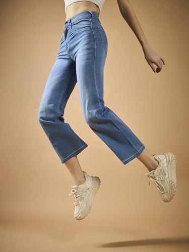 Image of Dolce Crudo High Rise Wide Leg Jeans for Women