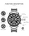 BY BENYAR Relojes para Hombre Cronógrafo Analógico Cuarzo Impermeable Luminoso Fecha Reloj de Pulsera Correa de Acero Inoxidable Negocios Casual Diseñador Relojes Elegante para Regalo Imagen de BY BENYAR Relojes para Hombre Cronógrafo Analógico Cuarzo Impermeable Luminoso Fecha Reloj de Pulsera Correa de Acero Inoxidable Negocios Casual Diseñador Relojes Elegante para Regalo