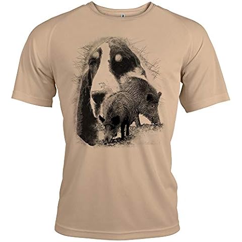 Customisable Wild Boar Hunting T-Shirt Cover