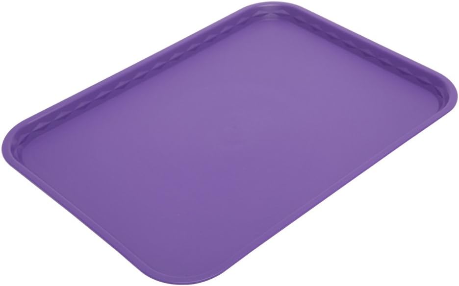 Harfield Purple Flat Food Serving Trays 41x30cm Polypropylene