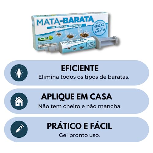 Veneno Mata Barata Gel 10gr Nao Mancha Nao Tem Cheiro