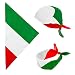 Bandana tricolore Italia 55x55 cm in cotone