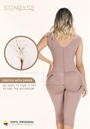 Image of Sonryse Full Body Shaper for Women Liposuction Compression Garments Fajas Colombianas Moldeadora para Mujer