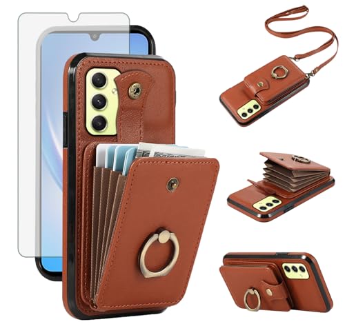 Coque Galaxy S24 FE Asuwish protection mobile marron ZHKFQKB US