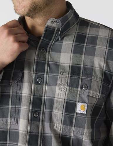 Image of Carhartt Men's Fort Loose Ls Plaid Shirt