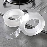 YIZHI Clear Caulk Tape Waterproof Self Adhesive Tape 1.2' x 16.4Ft Bathtub Sealant Tape Caulking Tape for Bathroom Shower Toilet Sealing Strip Anti-Grease Caulk for Kitchen Floor Wall Edge Protector